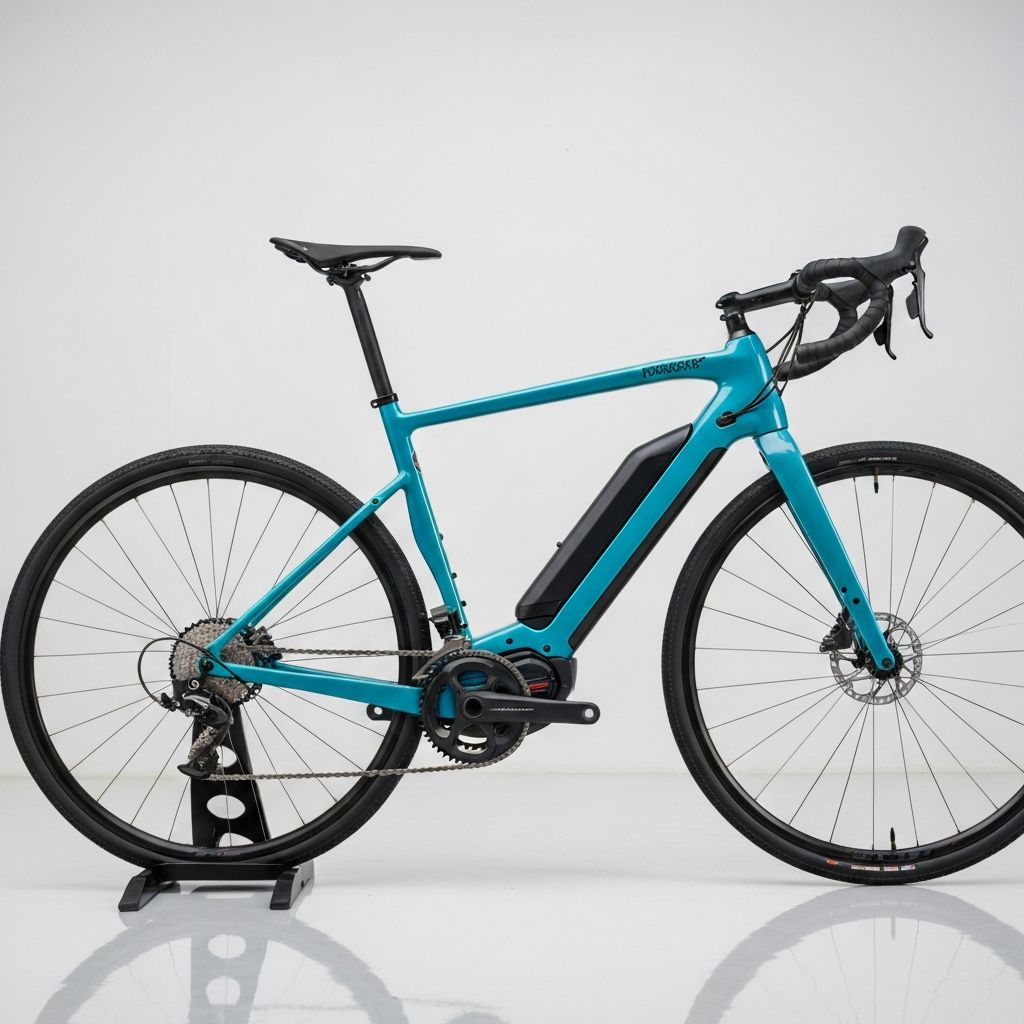 NICH TCT E-Gravel bike with premium carbon frame and custom paint
